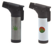 12CT Display Metal 45 Degree Angle Torch With Leaf
