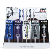 15CT Wulf Rail Glass Honey Straw