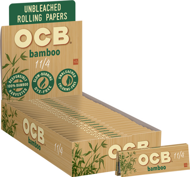 24CT Display | OCB Bamboo Rolling Papers