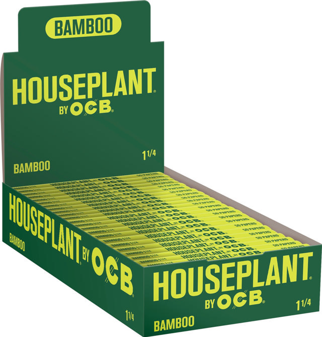 24CT HOUSEPLANT by Seth Rogen OCB Bamboo Rolling Papers