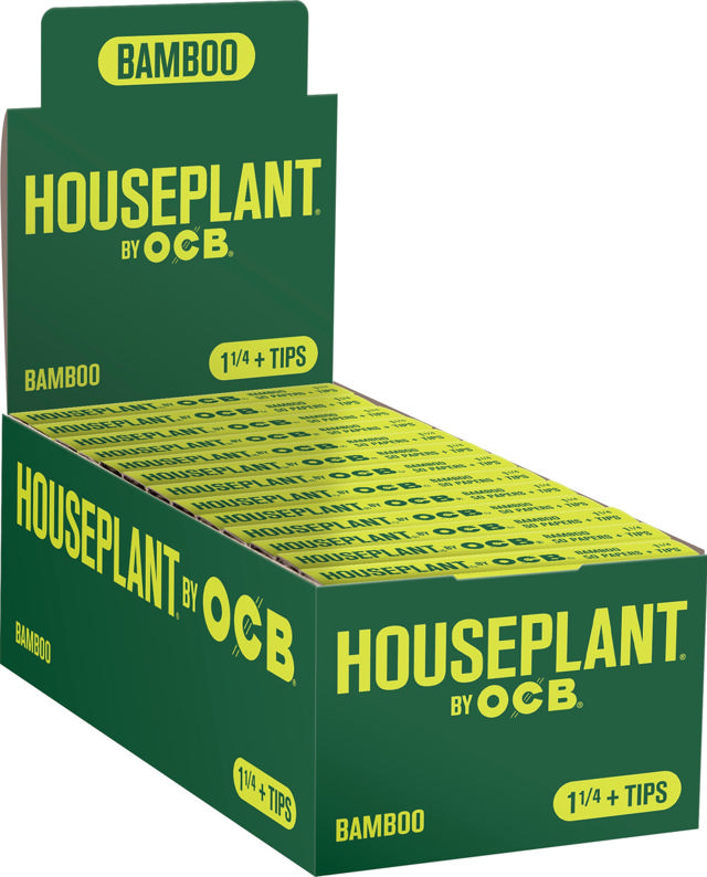 24CT HOUSEPLANT by Seth Rogen OCB Bamboo Rolling Papers