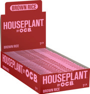 24CT HOUSEPLANT by Seth Rogen OCB Brown Rice Rolling Papers