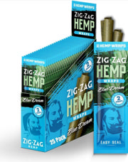 Zig Zag Hemp Wraps | 25 x 2pk